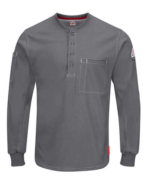 Bulwark Men's Tall iQ Series Plus Long Sleeve Henley 8247