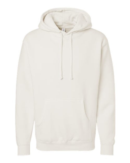 Independent Trading Co. Heavyweight Hooded Sweatshirt IND4000 Bone Custom Embroidered Business Logo