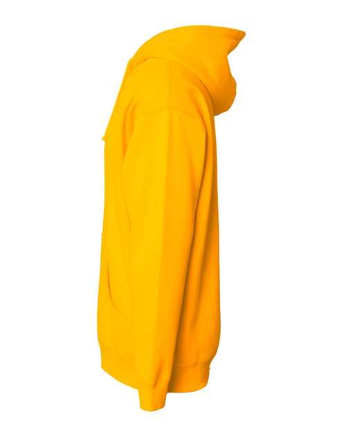 Independent Trading Co. Heavyweight Hooded Sweatshirt IND4000 Gold Custom Embroidered Business Logo