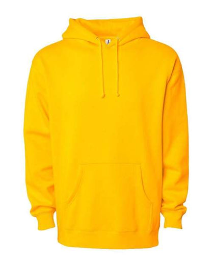 Independent Trading Co. Heavyweight Hooded Sweatshirt IND4000 Gold Custom Embroidered Business Logo