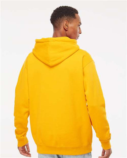 Independent Trading Co. Heavyweight Hooded Sweatshirt IND4000 Gold Custom Embroidered Business Logo