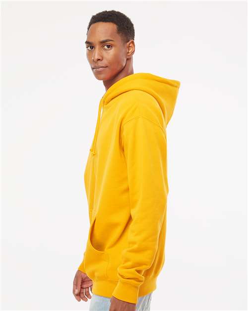 Independent Trading Co. Heavyweight Hooded Sweatshirt IND4000 Gold Custom Embroidered Business Logo