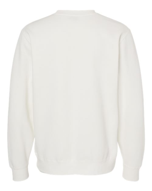 Independent Trading Co. Midweight Pigment-Dyed Crewneck Sweatshirt PRM3500 Pigment Yellow Custom Embroidered Business Logo