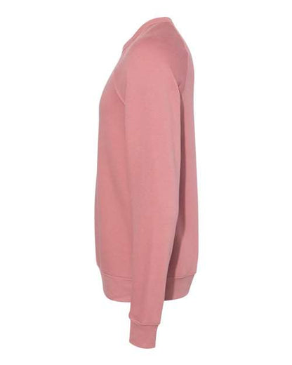 BELLA + CANVAS Sponge Fleece Raglan Crewneck Sweatshirt 3901 Mauve