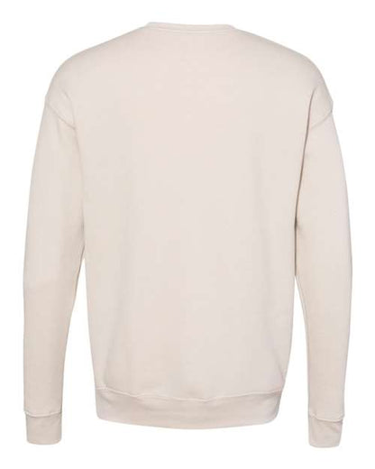 BELLA + CANVAS Sponge Fleece Drop Shoulder Crewneck Sweatshirt 3945 Custom Embroidered Business Logo