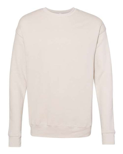 BELLA + CANVAS Sponge Fleece Drop Shoulder Crewneck Sweatshirt 3945 Custom Embroidered Business Logo