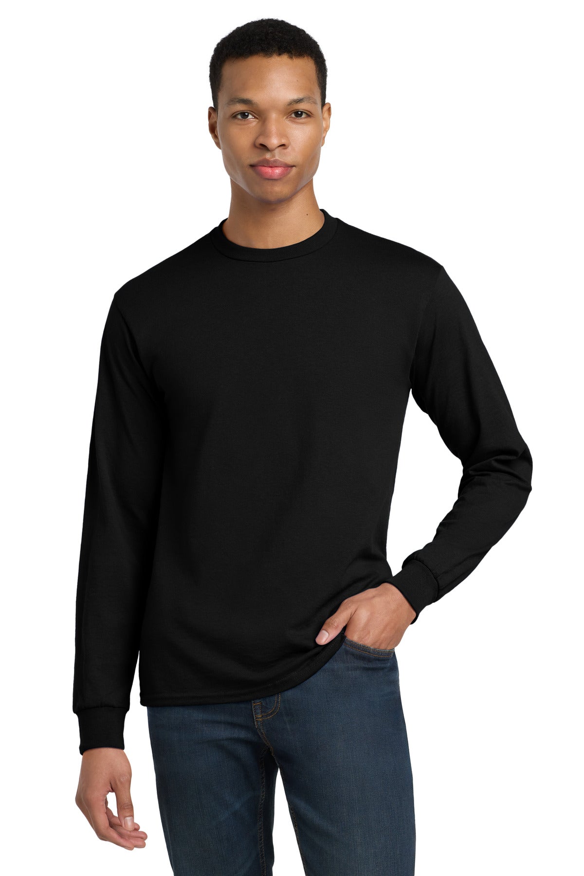 Gildan   - DryBlend   50 Cotton/50 Poly Long Sleeve T-Shirt. 8400