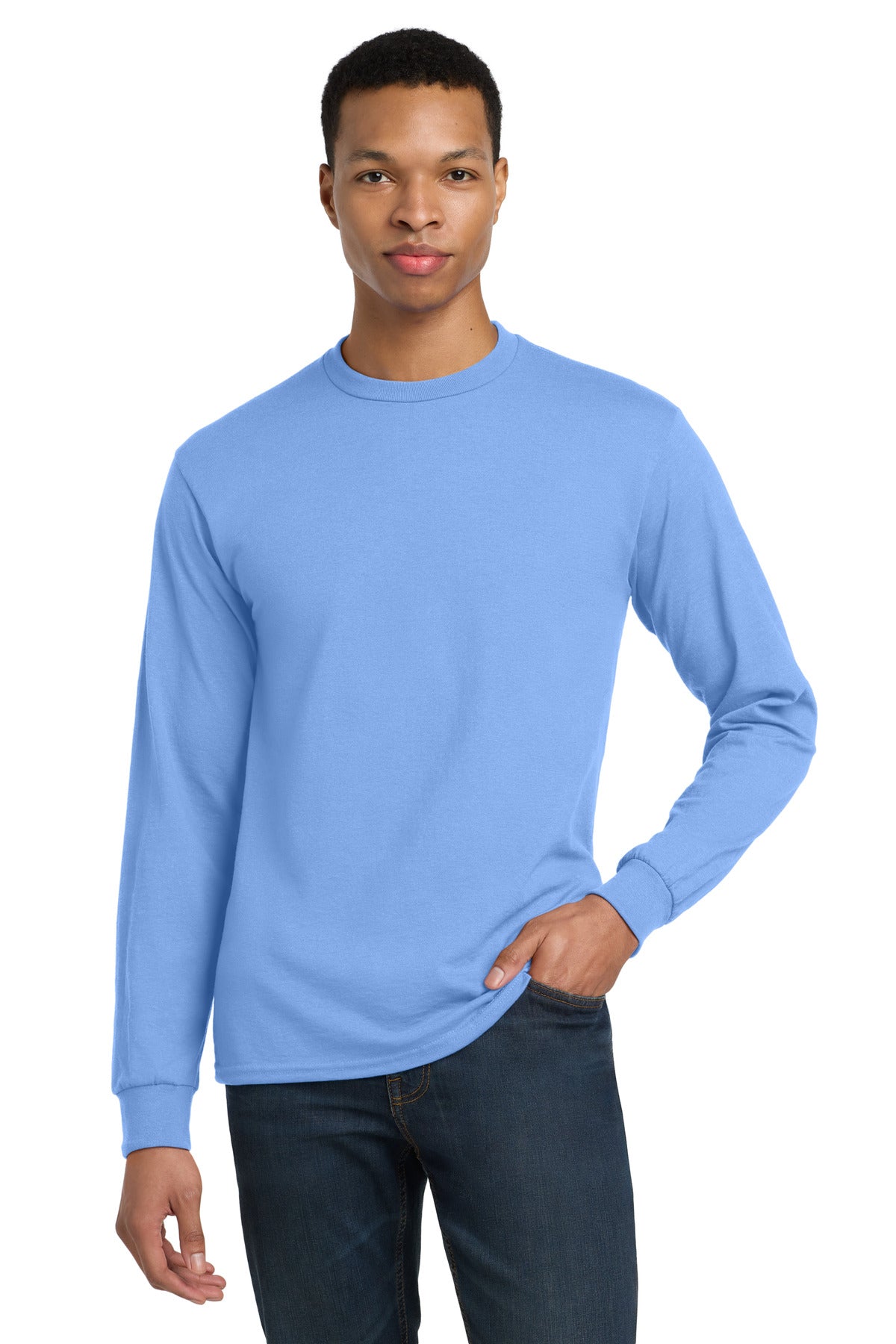 Gildan   - DryBlend   50 Cotton/50 Poly Long Sleeve T-Shirt. 8400