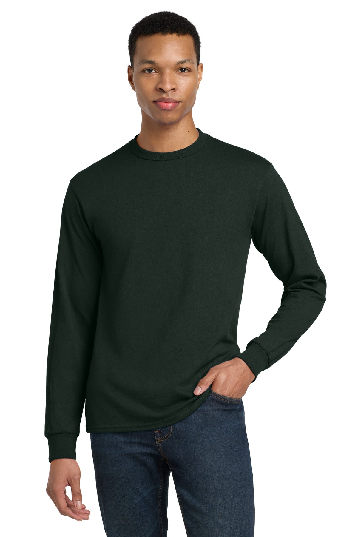 Gildan   - DryBlend   50 Cotton/50 Poly Long Sleeve T-Shirt. 8400