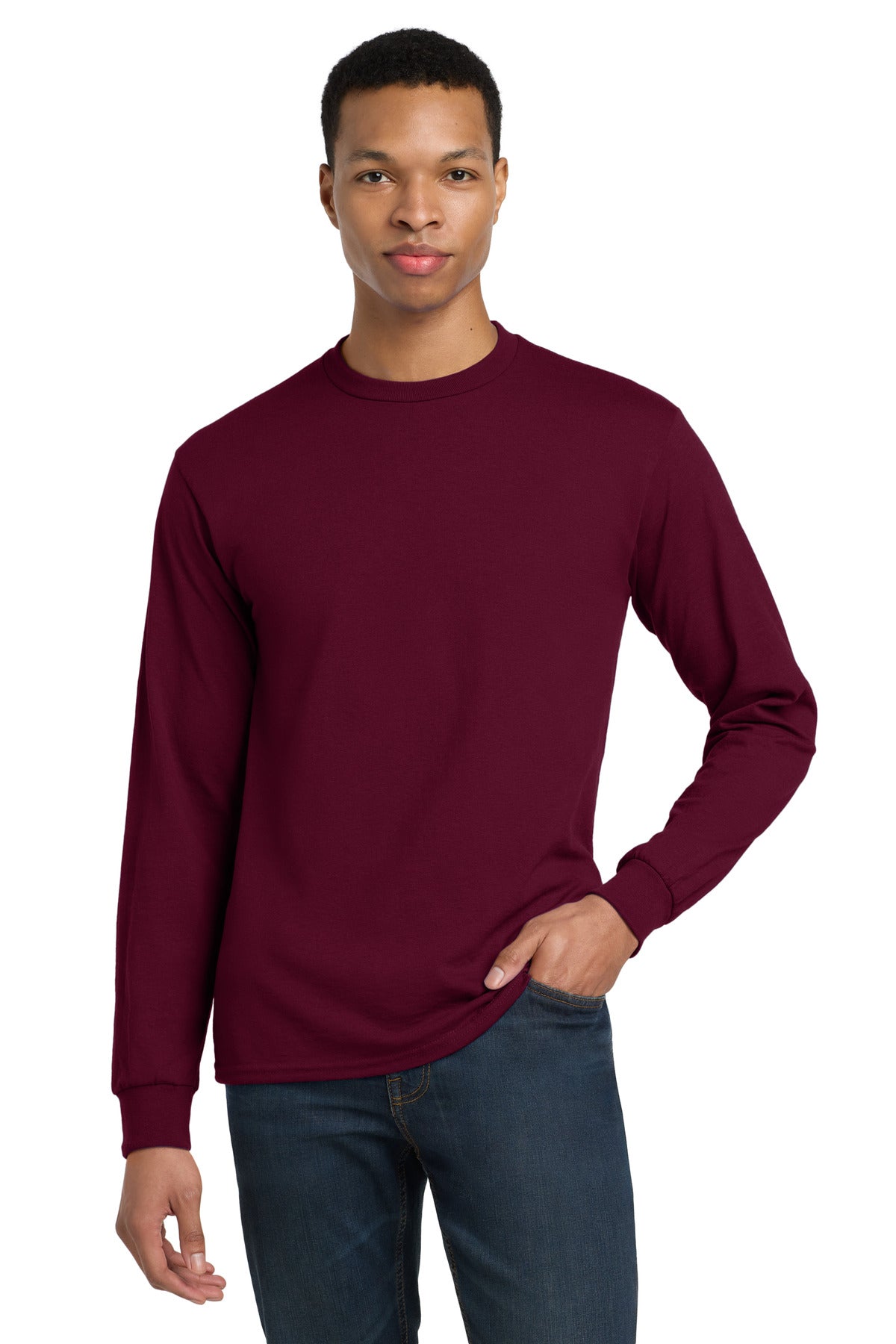 Gildan   - DryBlend   50 Cotton/50 Poly Long Sleeve T-Shirt. 8400