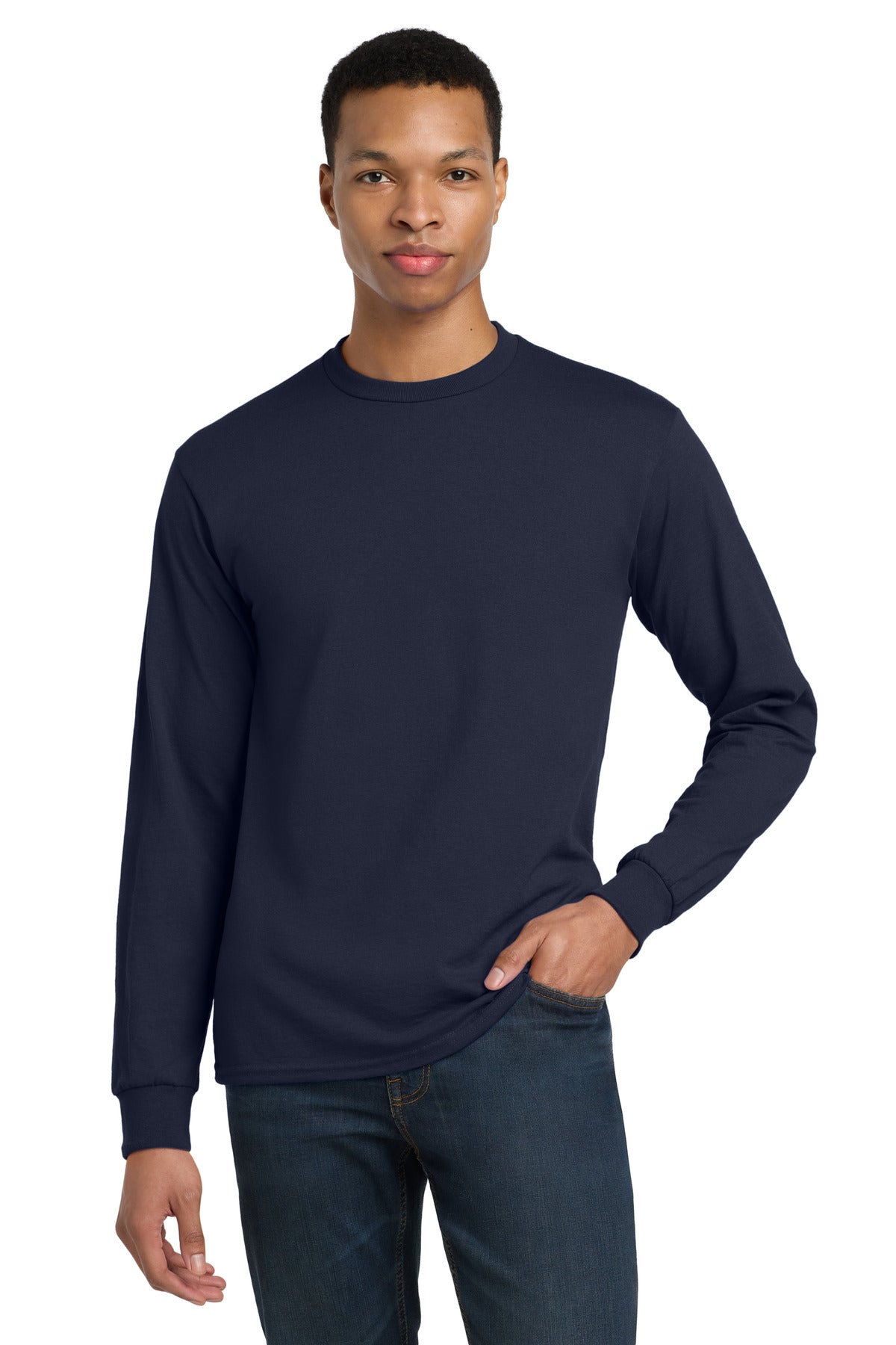 Gildan   - DryBlend   50 Cotton/50 Poly Long Sleeve T-Shirt. 8400