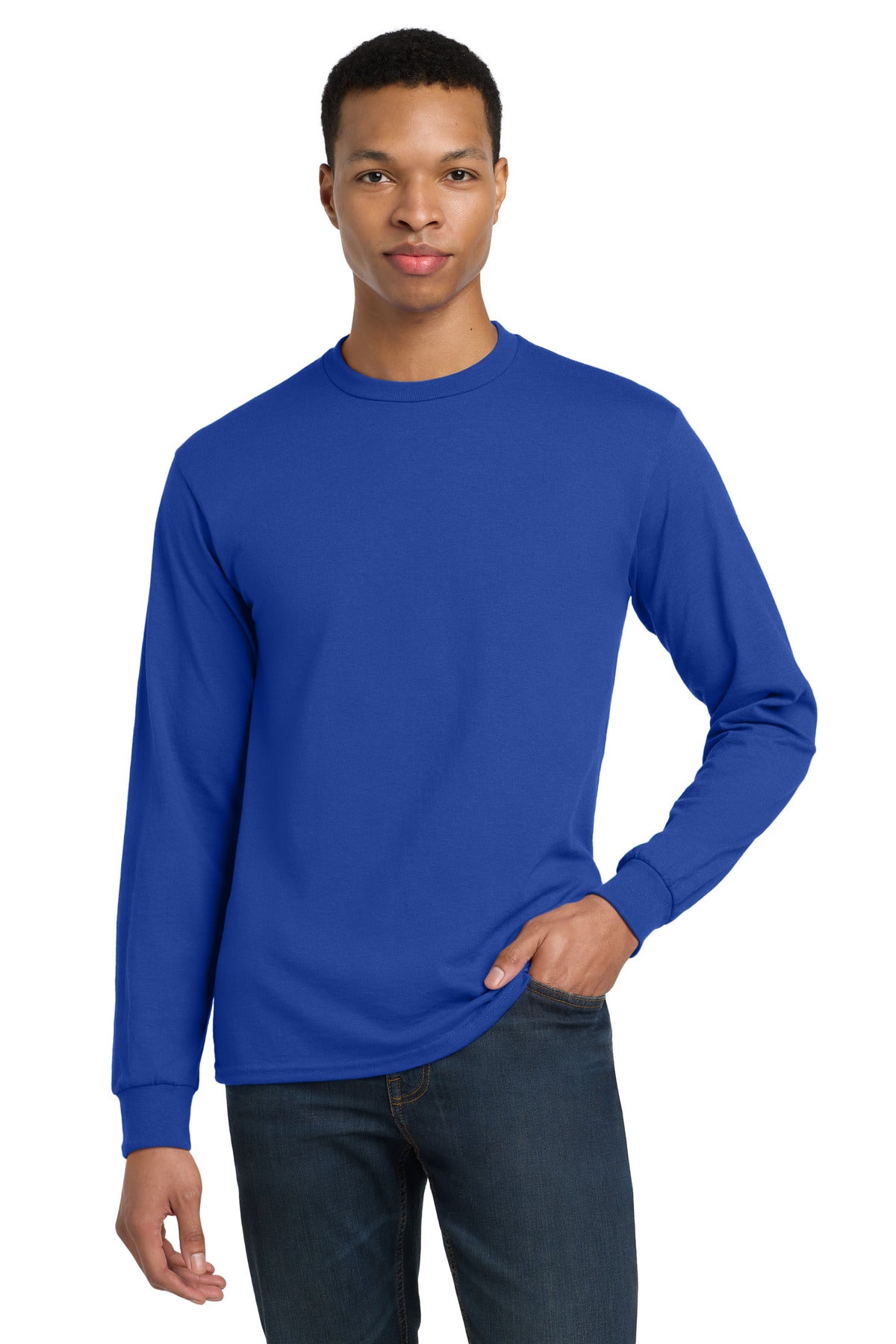 Gildan   - DryBlend   50 Cotton/50 Poly Long Sleeve T-Shirt. 8400