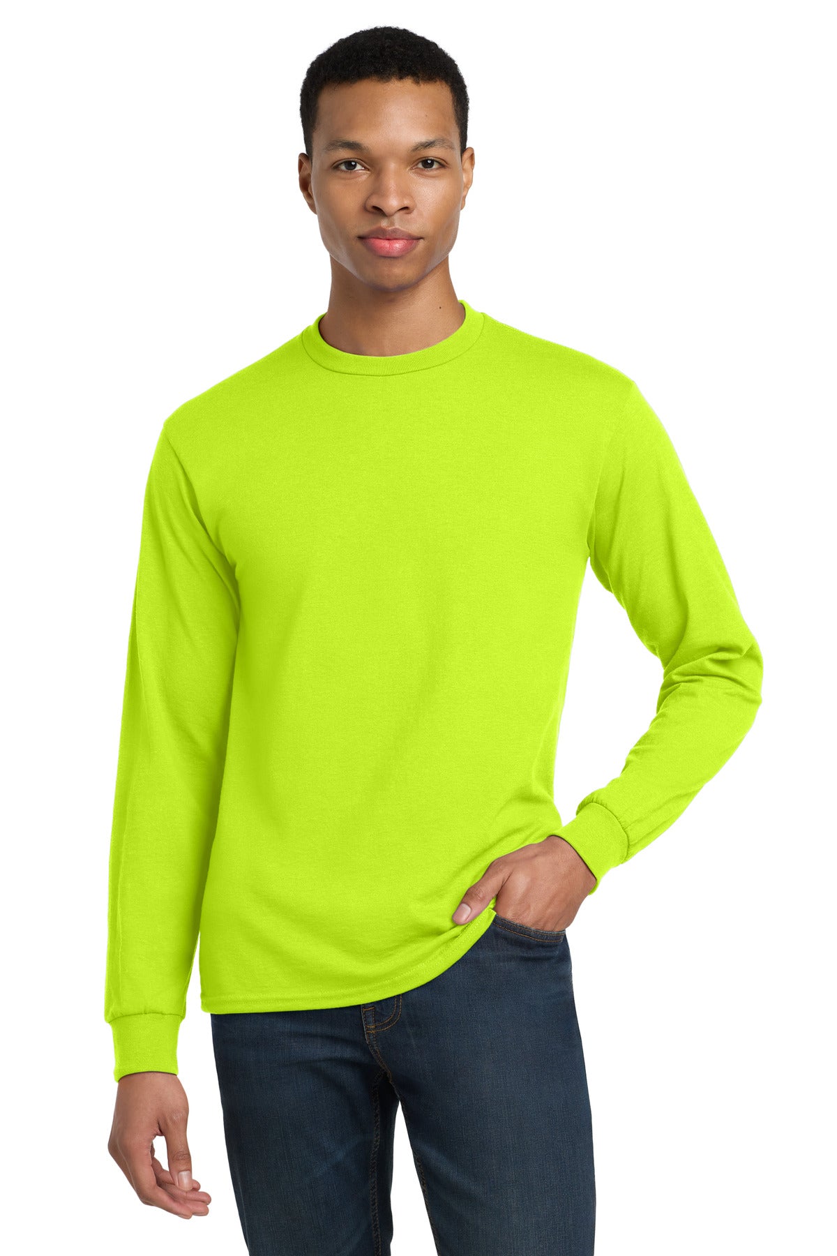 Gildan   - DryBlend   50 Cotton/50 Poly Long Sleeve T-Shirt. 8400