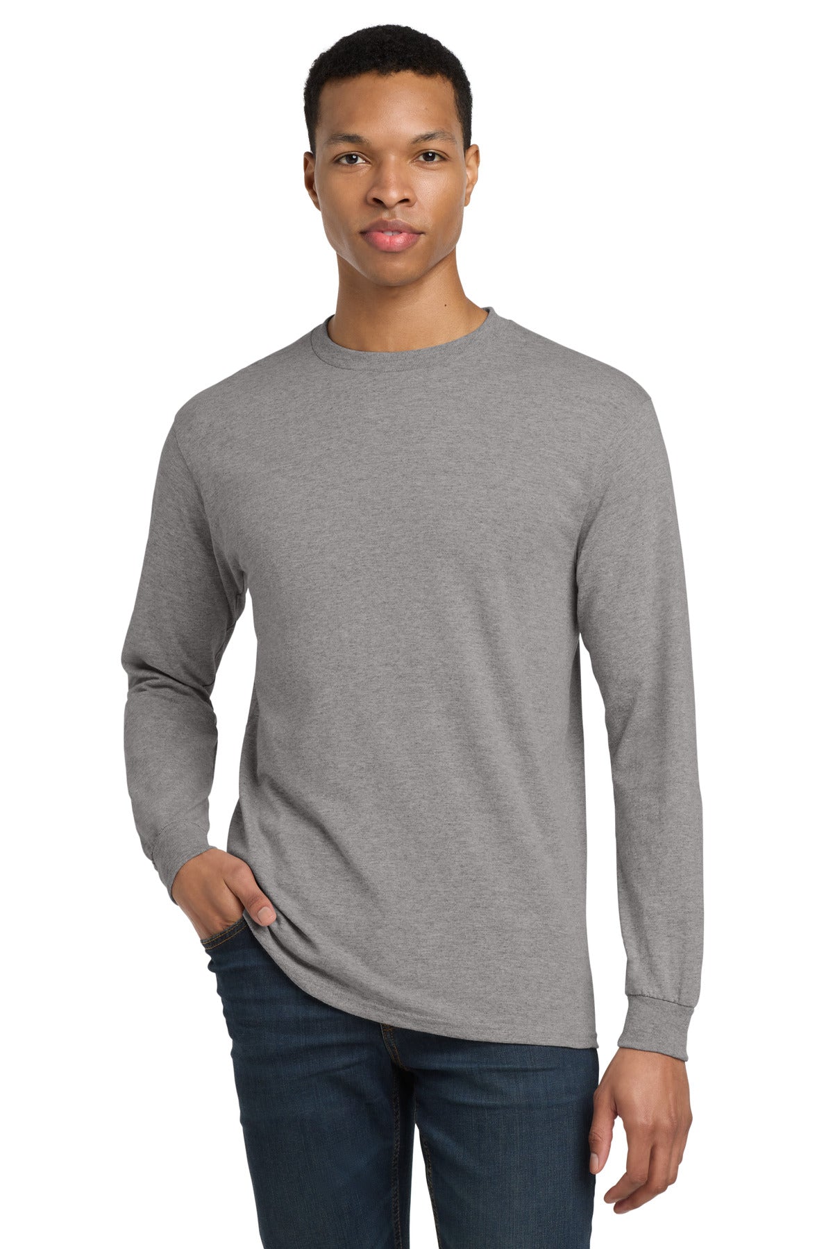 Gildan   - DryBlend   50 Cotton/50 Poly Long Sleeve T-Shirt. 8400