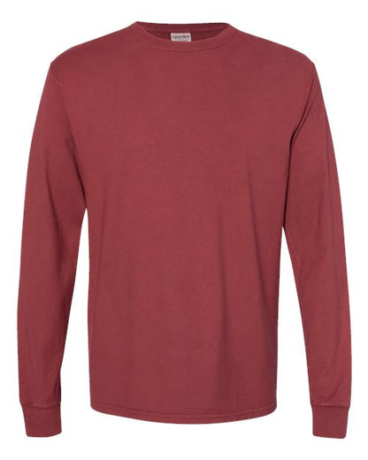 ComfortWash by Hanes Garment-Dyed Long Sleeve T-Shirt GDH200 Cayenne