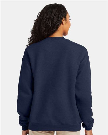 Hanes Ecosmart® Crewneck Sweatshirt P160 Heather Navy