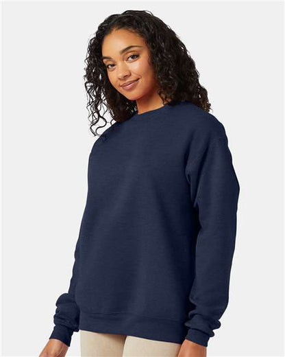 Hanes Ecosmart® Crewneck Sweatshirt P160 Heather Navy
