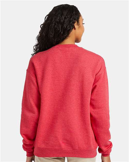 Hanes Ecosmart® Crewneck Sweatshirt P160 Heather Red