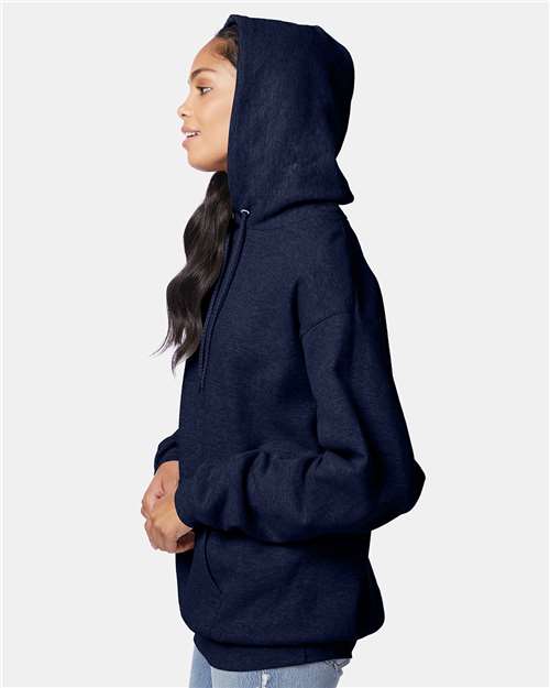 Hanes Ecosmart® Hooded Sweatshirt P170 Heather Navy