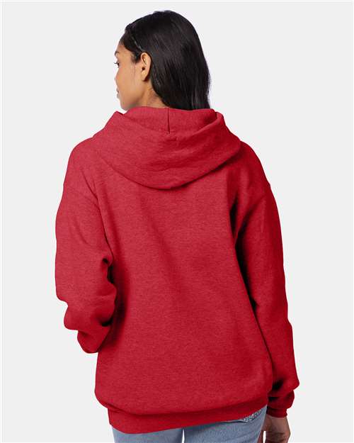 Hanes Ecosmart® Hooded Sweatshirt P170 Heather Red
