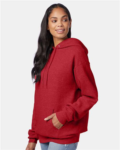 Hanes Ecosmart® Hooded Sweatshirt P170 Heather Red