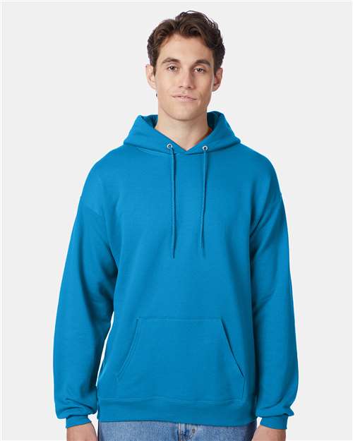 Custom Embroidered  Hanes Ecosmart® Hooded Sweatshirt P170 Teal