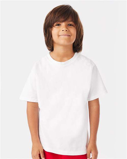 Custom Embroidered  ComfortWash by Hanes Garment-Dyed Youth T-Shirt GDH175  