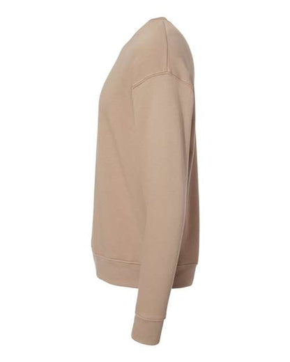 BELLA + CANVAS Sponge Fleece Drop Shoulder Crewneck Sweatshirt 3945 Tan