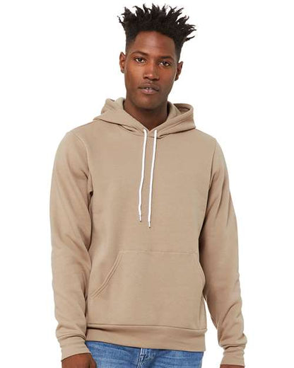 BELLA + CANVAS Sponge Fleece Hoodie 3719 Strobe Custom Embroidered Business Logo