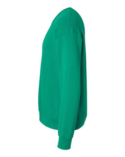 BELLA + CANVAS Sponge Fleece Drop Shoulder Crewneck Sweatshirt 3945 Kelly