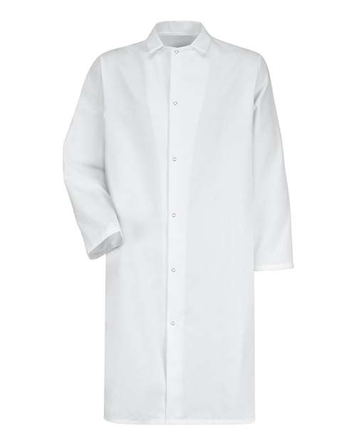 Red Kap Unisex Gripper - Front Butcher Frock - No Pockets 4006