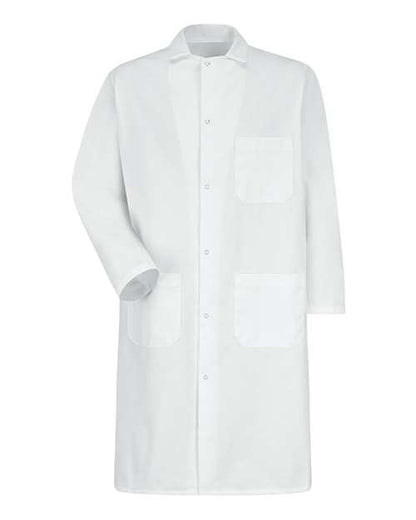 Red Kap North Collar Lapel Counter Coat 4010 Custom Embroidered Business Logo
