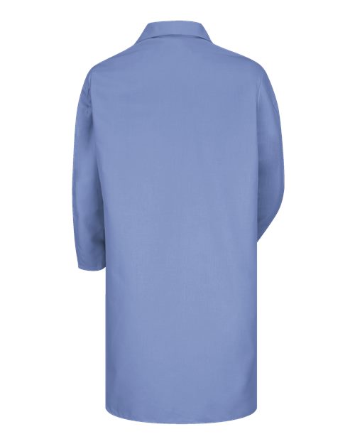 Custom EmbroideredRed Kap Unisex Lab Coat 8437 Light Blue