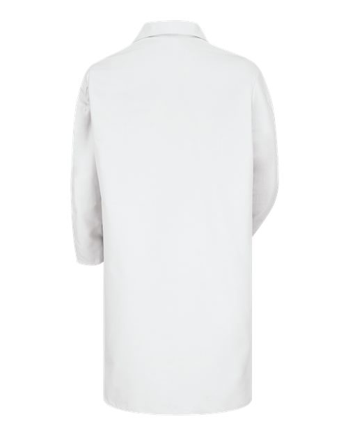 Custom EmbroideredRed Kap Unisex Lab Coat 8437 White