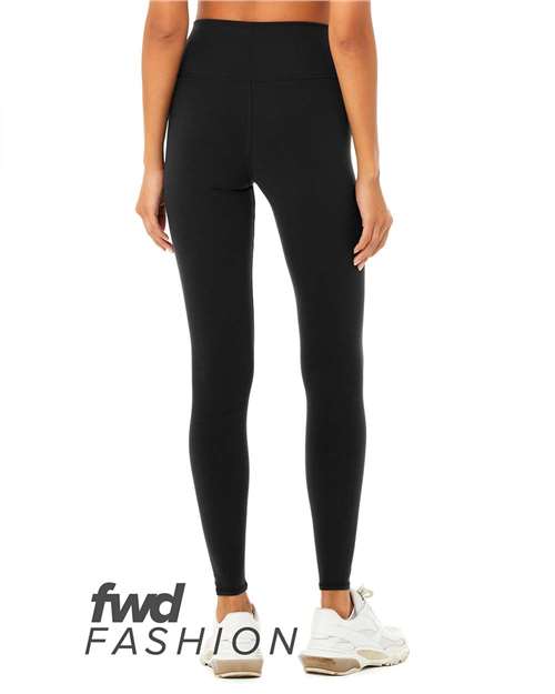 BELLA + CANVAS FWD Fashion Women's High Waist Fitness Leggings 0813
