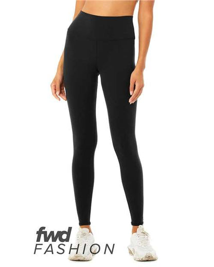 BELLA + CANVAS FWD Fashion Women's High Waist Fitness Leggings 0813