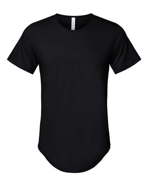 BELLA + CANVAS Youth CVC Jersey Tee 3001YCVC Solid White Blend Custom Embroidered Business Logo