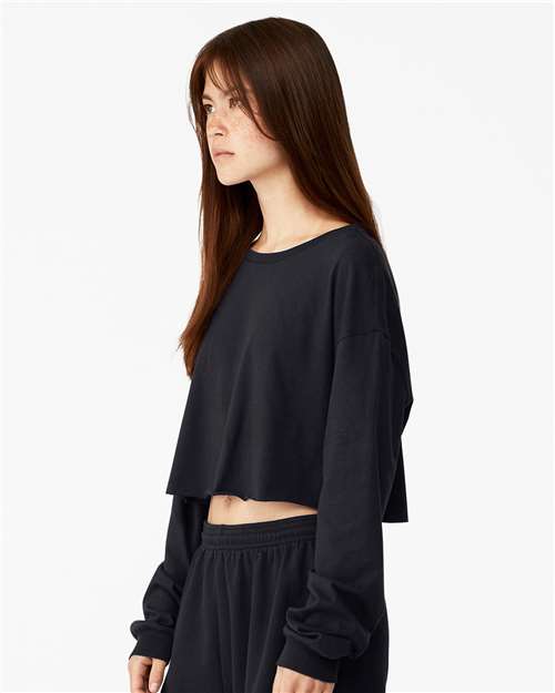 BELLA + CANVAS FWD Fashion Women's Crop Long Sleeve Tee 6501