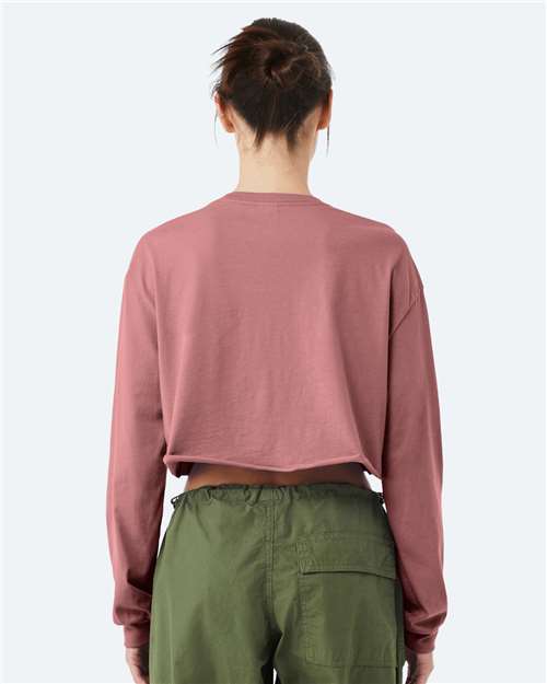 BELLA + CANVAS FWD Fashion Women's Crop Long Sleeve Tee 6501