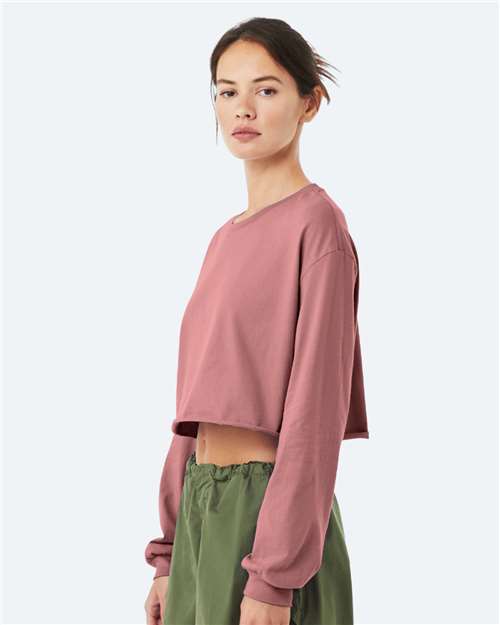 BELLA + CANVAS FWD Fashion Women's Crop Long Sleeve Tee 6501
