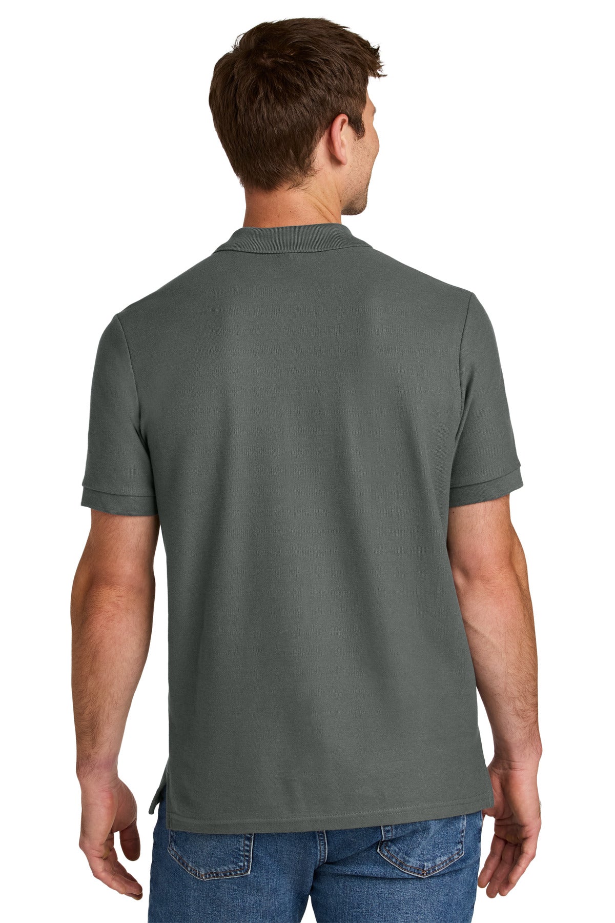Custom Embroidered Gildan Polos/Knits in Charcoal