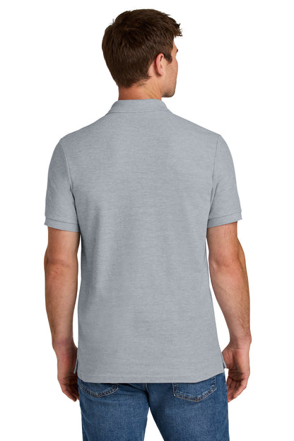 Custom Embroidered Gildan Polos/Knits in Ring Spun Sport Grey