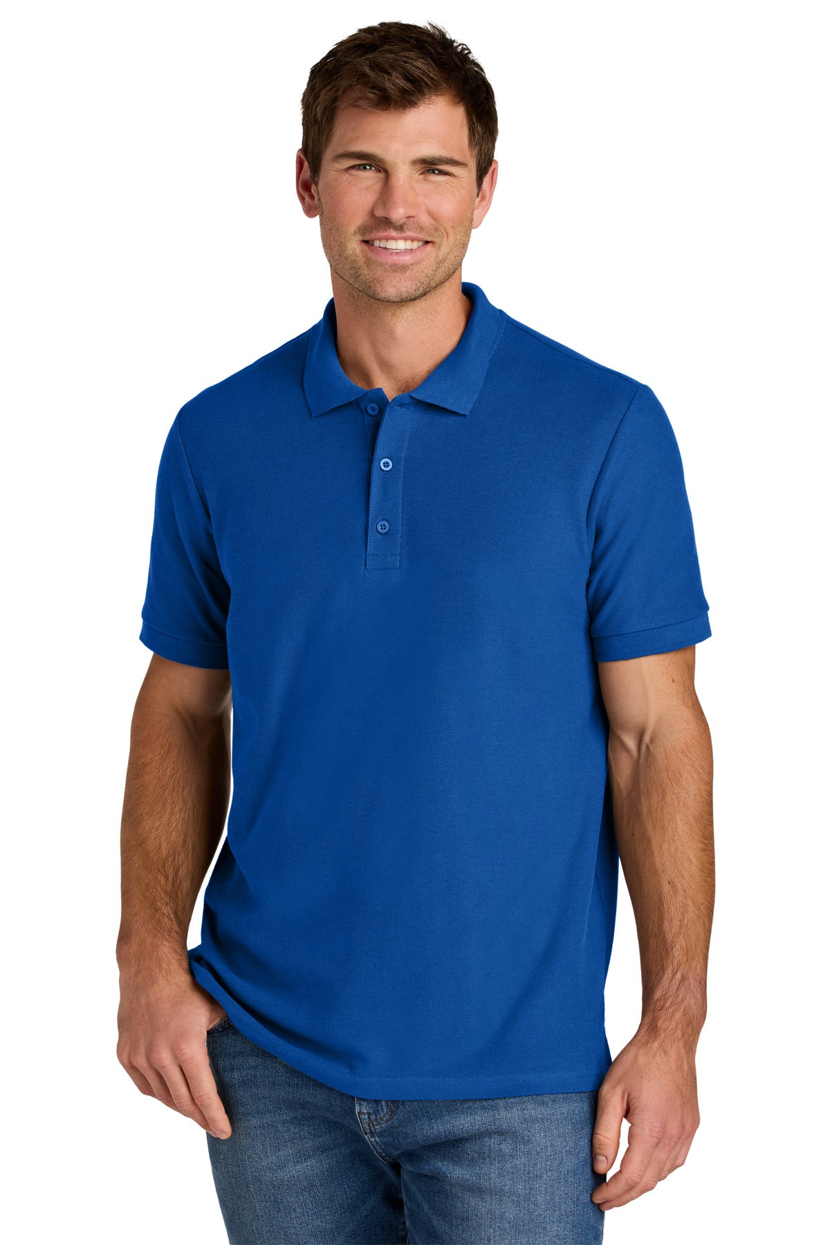 Custom Embroidered Gildan Polos/Knits in Royal