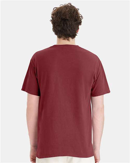ComfortWash by Hanes Garment-Dyed Pocket T-Shirt GDH150 Cayenne