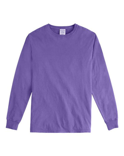 ComfortWash by Hanes Garment-Dyed Long Sleeve T-Shirt GDH200 Lavender