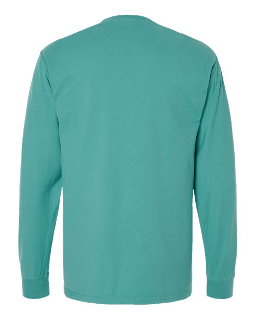 ComfortWash by Hanes Garment-Dyed Long Sleeve T-Shirt GDH200 Spanish Moss