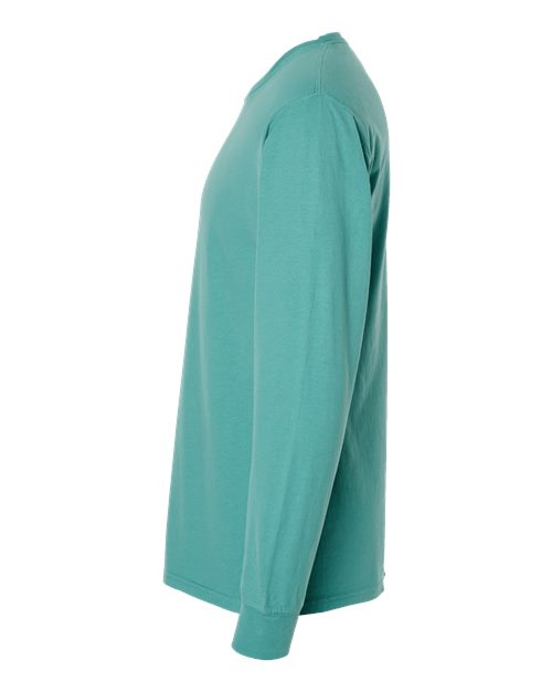 ComfortWash by Hanes Garment-Dyed Long Sleeve T-Shirt GDH200 Spanish Moss