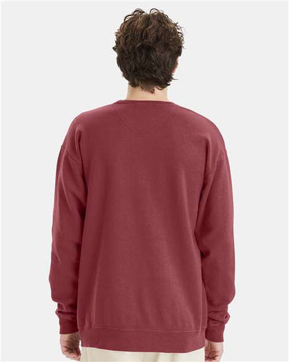 ComfortWash by Hanes Garment-Dyed Crewneck Sweatshirt GDH400 Cayenne