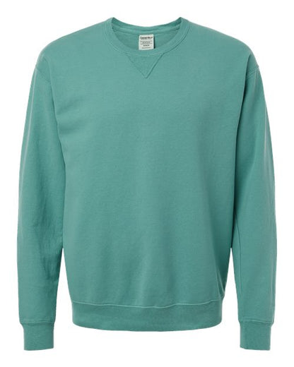 ComfortWash by Hanes Garment-Dyed Crewneck Sweatshirt GDH400 Spanish Moss
