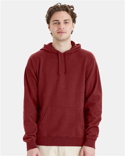 Custom Embroidered  ComfortWash by Hanes Garment-Dyed Unisex Hooded Sweatshirt GDH450 Cayenne